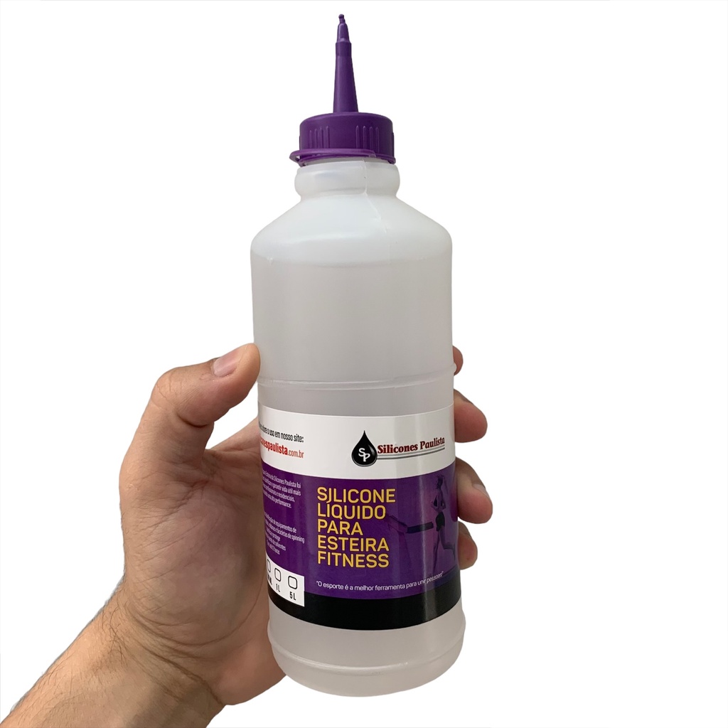 Silicone 500ml Puro Lubrificante Esteira Bicicleta Elétrica e Uso Geral Paulista