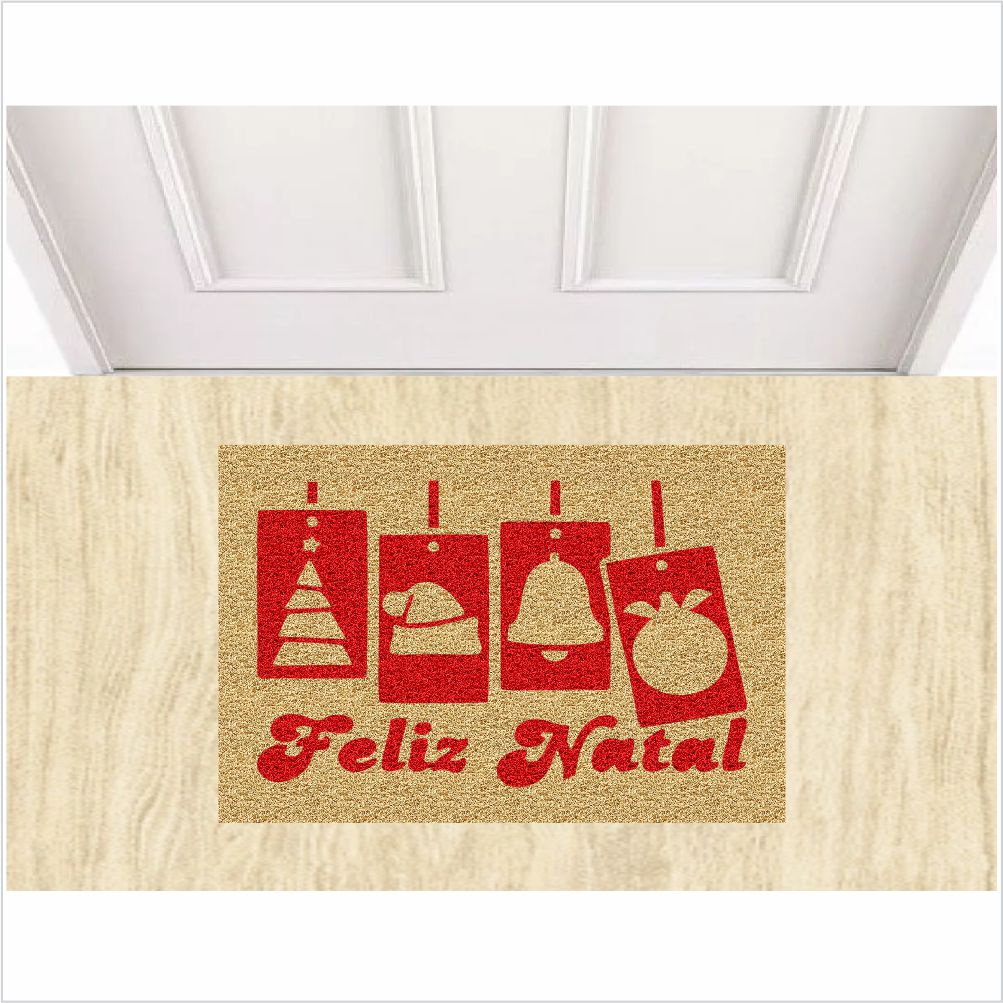 TAPETE CACHO FELIZ NATAL DECORAÇÃO DE NATAL.