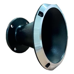 BOCAL DE ALUMINIO MODELO 1450 COM FLANGE PRETO