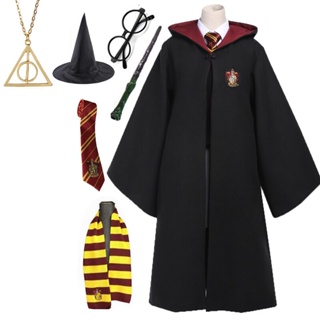7 PCS Gry Magic School Robe Role Play Conjunto De Capas em Oferta na Shopee