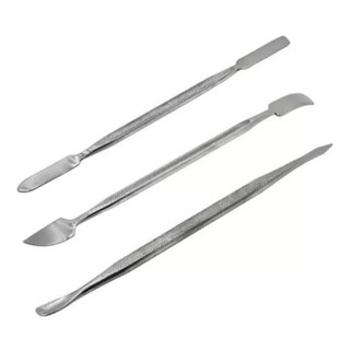 Kit 3 Espátulas De Aço Precisão P Celular Tablet Notebook PC
