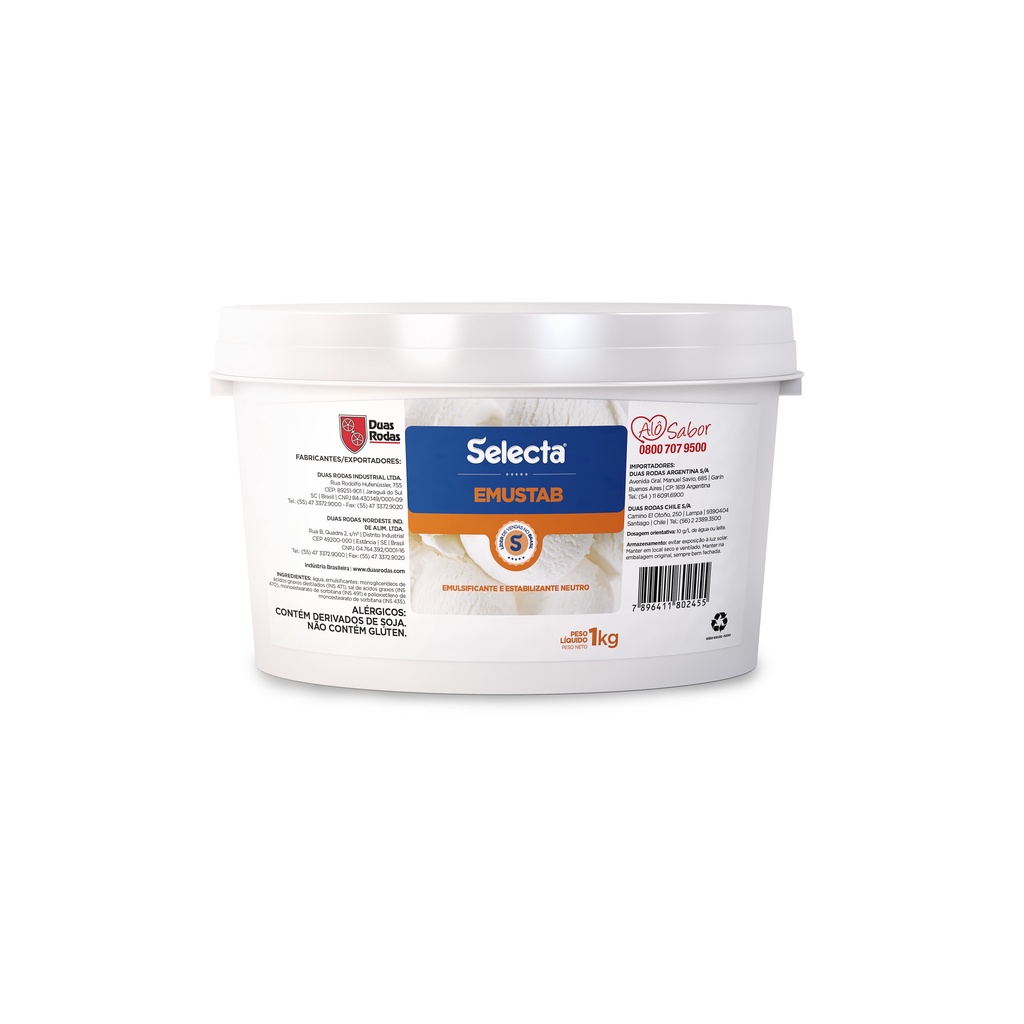 Emulsificante Emustab 1kg - Duas Rodas em Oferta na Shopee