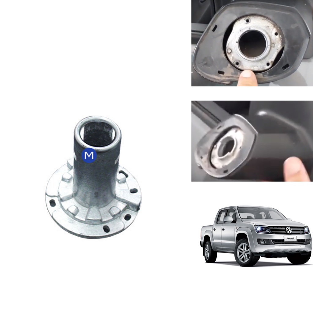 Suporte Reparo Articulador de Aluminio Retrovisor Amarok Le/Ld