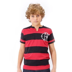 Camisa Flamengo Infantil Retrô Tri Carioca Oficial