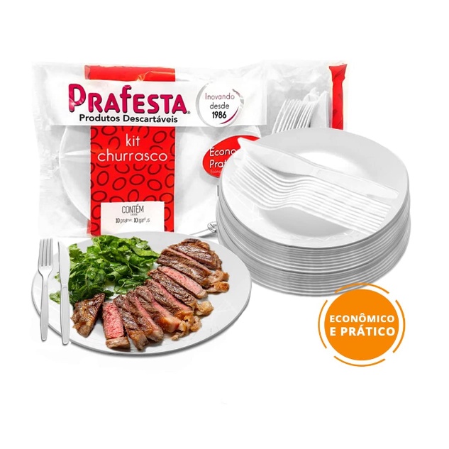 Kit Prato Descartável Reforçado Refeicao: Onde Comprar | BuscaProdutos