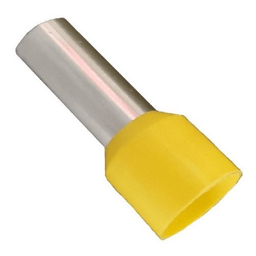 100un Terminal Tubular Ilhós Conector 6mm E6012 Pré Isolado em Oferta na Shopee