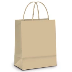 Sacola de Papel GG 39x32x16cm - Kraft - 10 unidades - Cromus - Rizzo