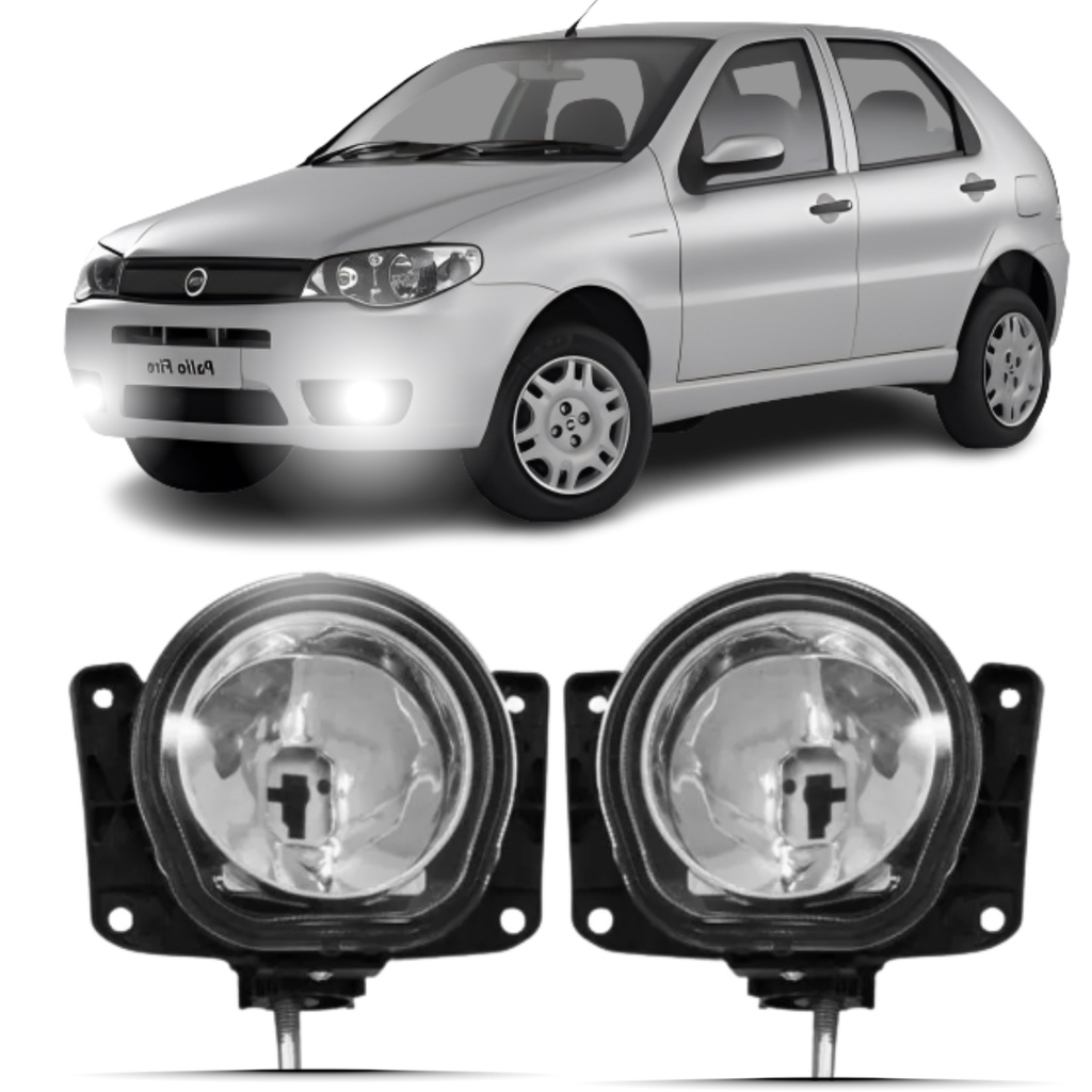 Par Farol Milha Fiat Palio G3 Zoião 2004 2005 2006 á 2011 em Oferta na Shopee
