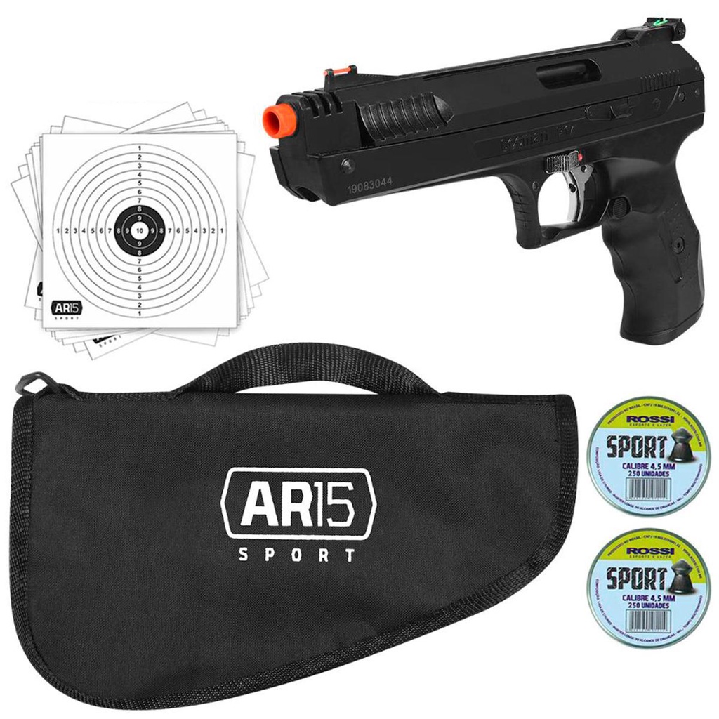 Pistola Pressão Beeman 2004 Calibre 4.5mm (.177) em Oferta na Shopee