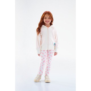 Conjunto de Inverno Infantil Feminino com Jaqueta e Calça Legging Up Baby