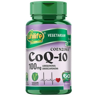 Coenzima CoQ-10 100mg 60 Cápsulas - Unilife