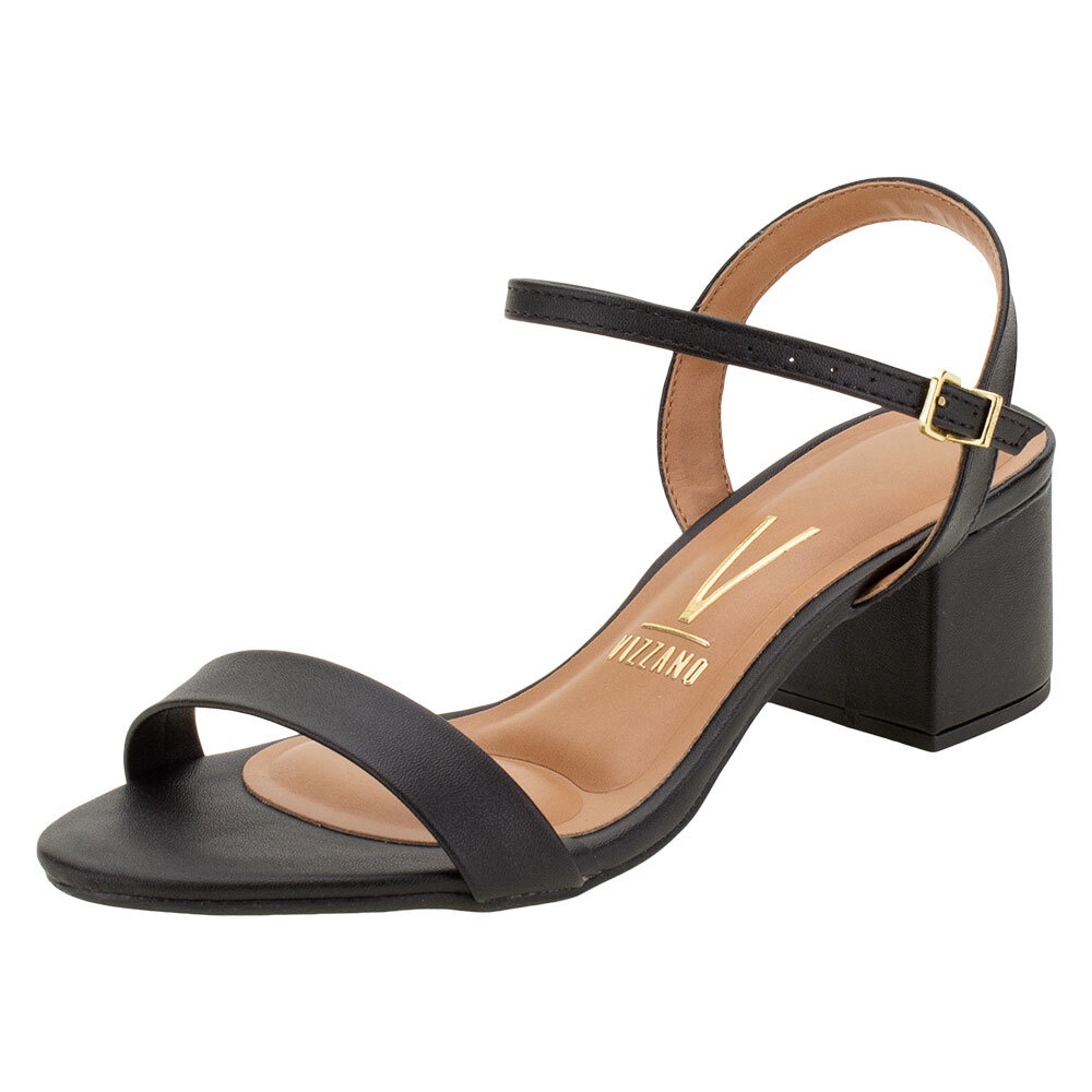 Sandália Feminina Salto Médio Vizzano - 6291900 em Oferta na Shopee