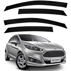 Super Defletor Calha de Chuva New Fiesta Hatch 2011 a 2019 4 Portas Ecoflex