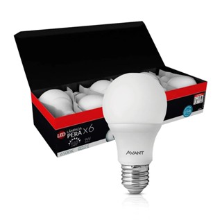 Kit 12 Lampada Led Bulbo A60 9W Bivolt E27 6500K Avant