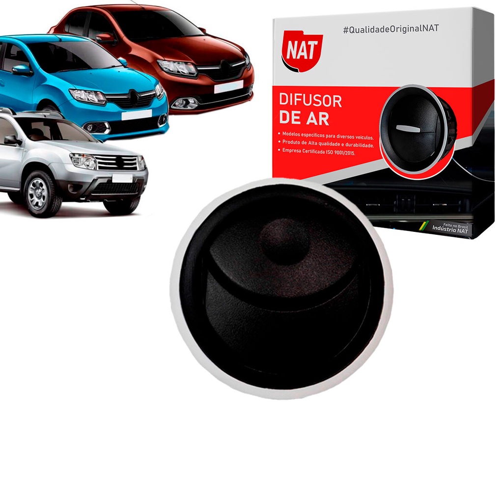 Difusor Saida De Ar Renault Logan 2007 Até 2013 Sandero 2007 Até 2014 E Duster 2011 Até 2015 em Oferta na Shopee