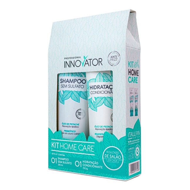 KIT HOME CARE INNOVATOR COM SHAMPOO 280ML + HIDRATAÇÃO 250G em Oferta na Shopee