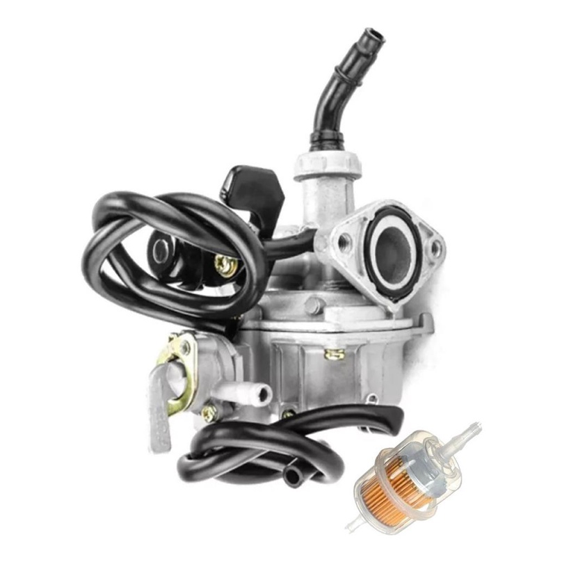 Carburador Completo e Filtro Gasolina Moto Biz 100 C100 WEB - Spare Parts and Accessories for Vehicles