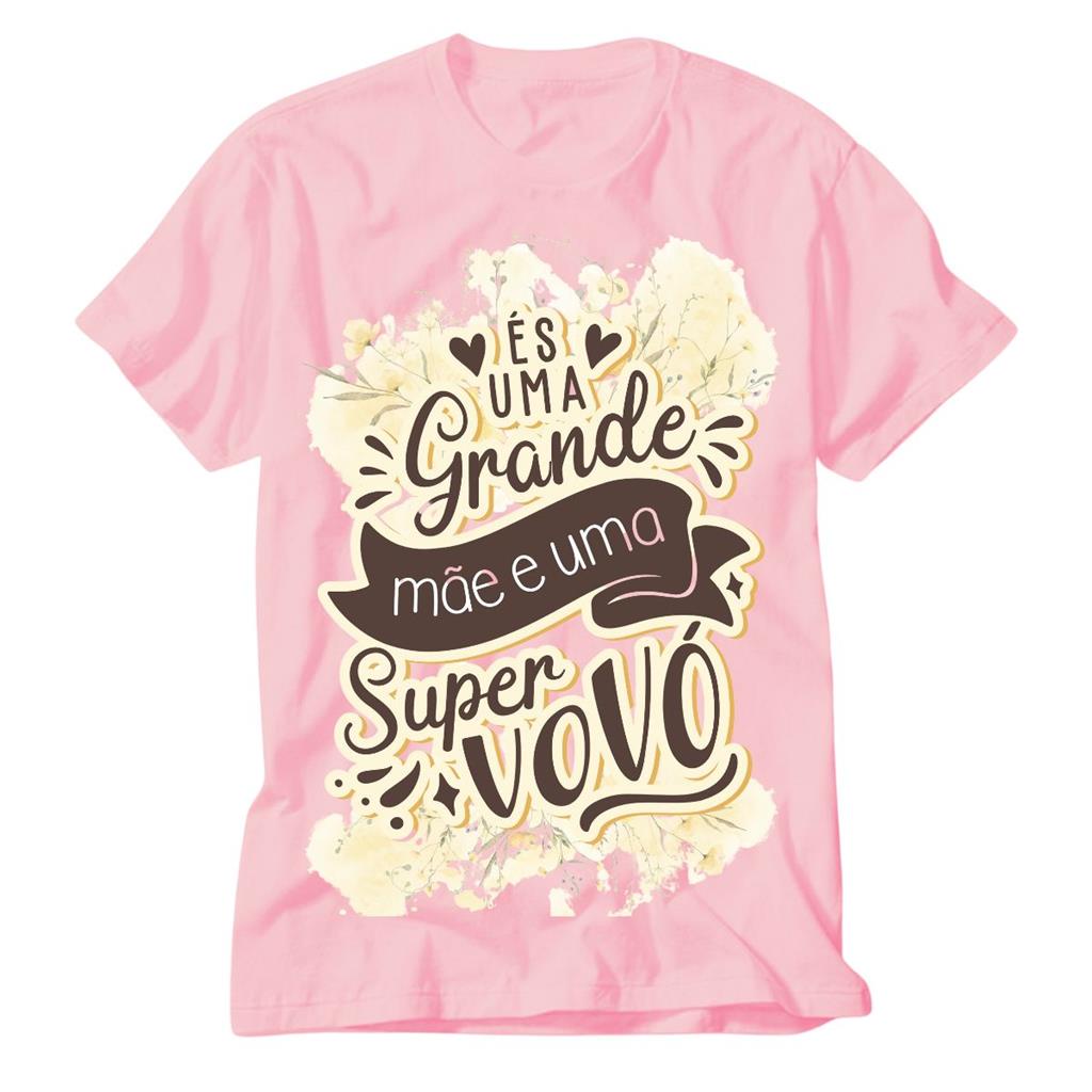 Camisa dia dos avos Vovo e amor de mae em dobro blusa