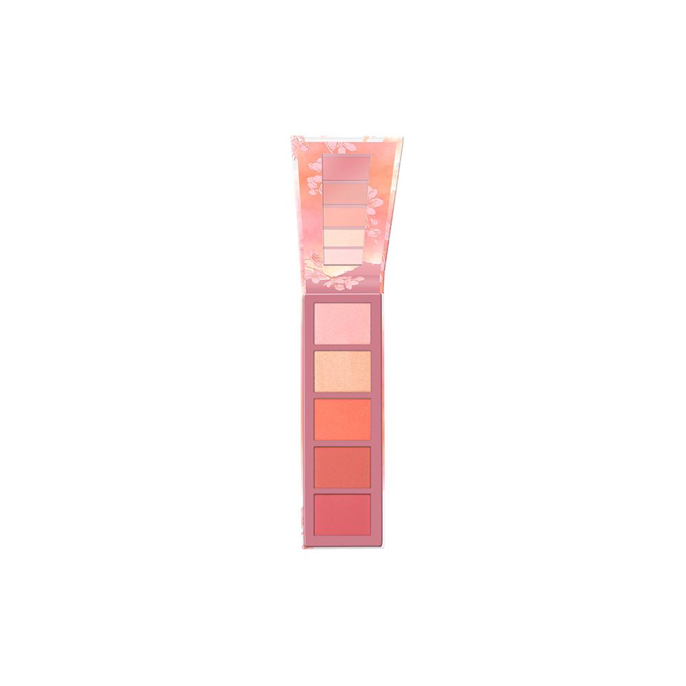 Essence Peachy Blossom 5 Shades Paleta de Blush e Iluminador em Pó - Beauty