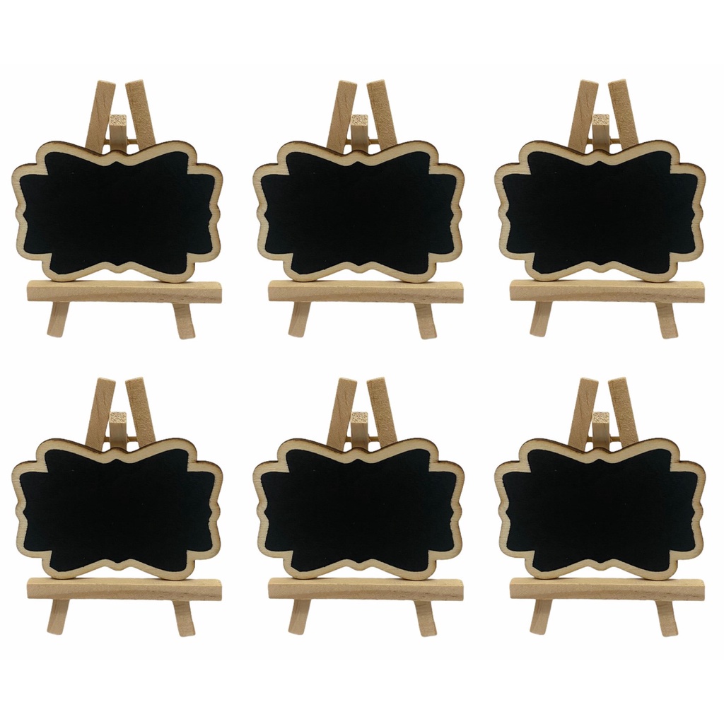 Mini Porta Recado Lousa De Madeira Mini Cavalete em Oferta na Shopee