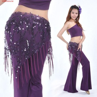 MXMIOB Cinto De Dança Do Ventre Fantasias Indiana Trajes Triângulo Lantejoulas De Lenço