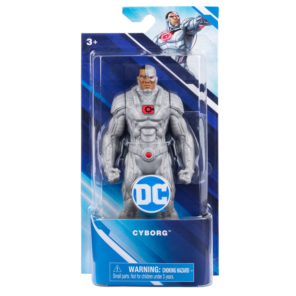 Boneco Cyborg de 15cm - DC - Hobbies & Collections