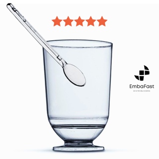 Kit 100 Mini Taça 25ml + Colherzinhas Doce Brigadeiro Tacinha Copinho Plástico Acrílico Transparente em Oferta na Shopee