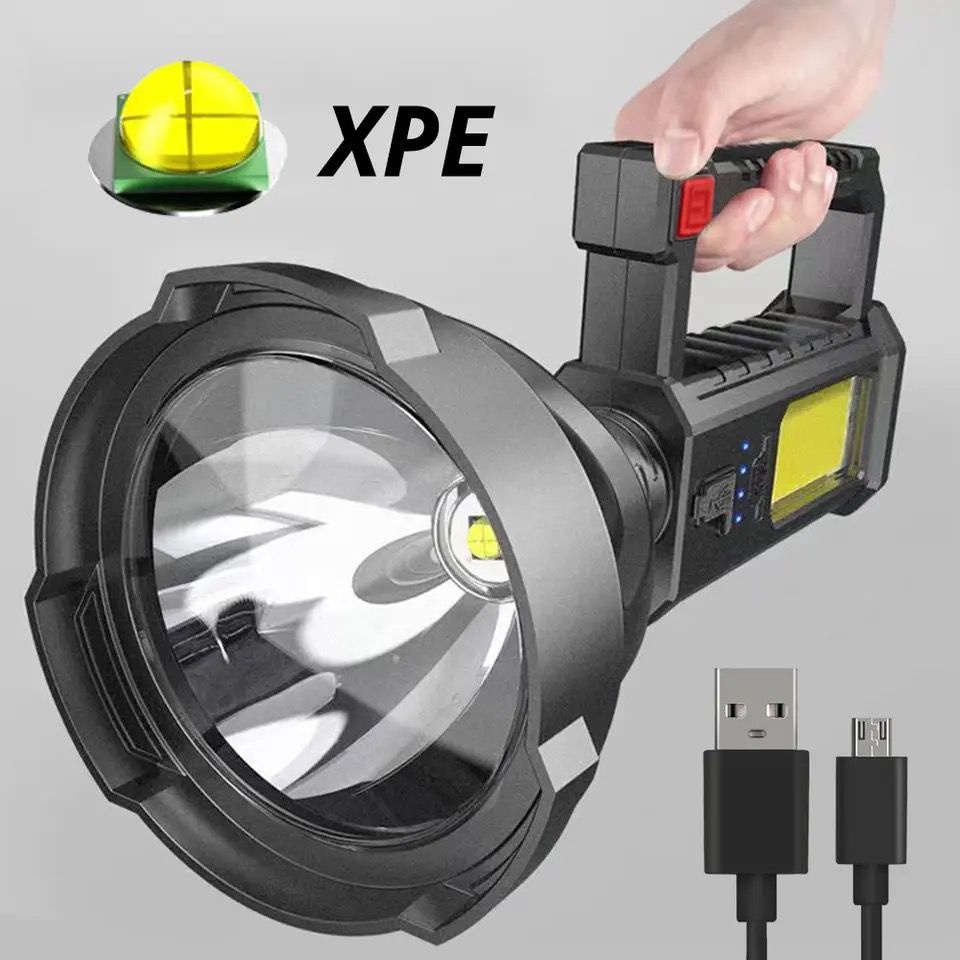 Lanterna Holofote Farolete Prova D'água Portatil Lanterna LED , suporte de lanterna portátil, alta potência, 25W, mt832 em Oferta na Shopee