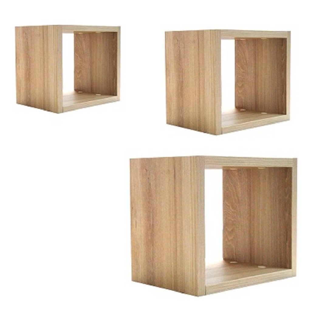 Kit com 3 Nichos Decorativos Elmo Macciato - Tedox