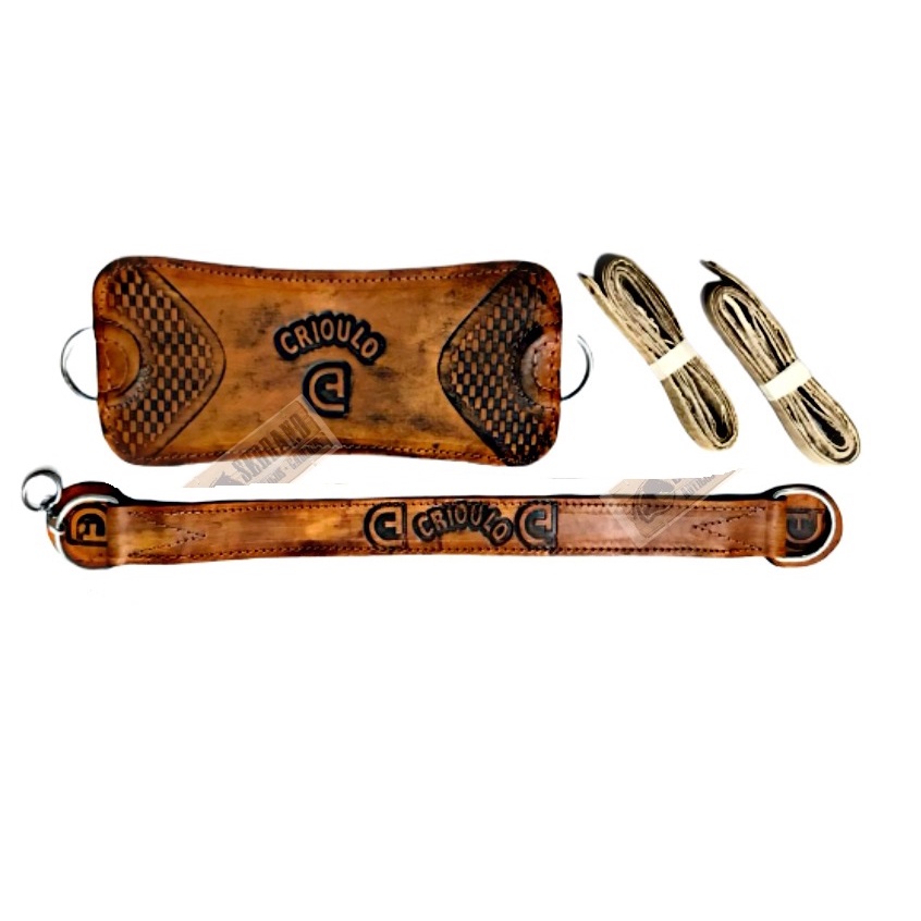 JOGO TRAVESSAO E CHINCHA CAVALO CRIOULO PARA MONTARIA CAVALO em Oferta na Shopee