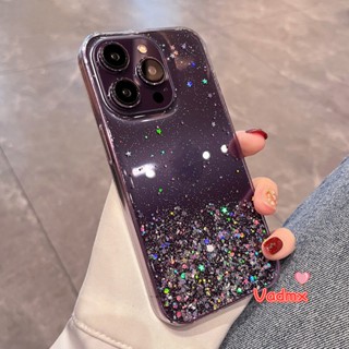 Capa De Silicone Transparente Brilhante Flexível Glitter Para Samsung Galaxy A54 5G A14 A04 A13 A23 M23 M13 4G M13 M53 M33 A73 A53 A33 A03 5G