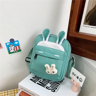 Pequena bolsa de lona fresca, pequena bolsa feminina, bolsa de lona estudantil, bolsa de ombro simples e casual, bolsa de celular de ombro único