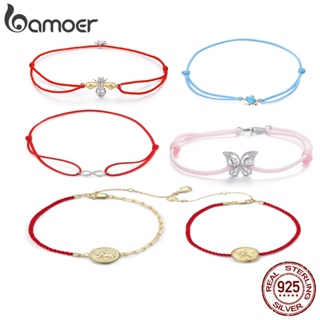 Pulseira Bamoer 925 Silver Sterling Ajustável De Prata Para Mulheres em Oferta na Shopee