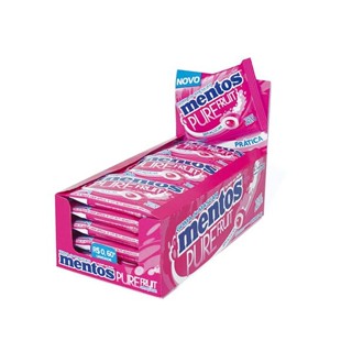 Mentos Sachê Pure Fruit Tutti Frutti Contendo 15 Sachês De 6g Cada