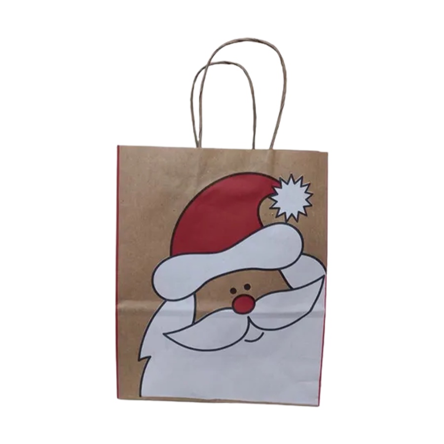 Sacola de Papel - Papai Noel - Ref 6314 - 10 UN - 23,5x10,5x31,5cm - Rizzo - Stationery