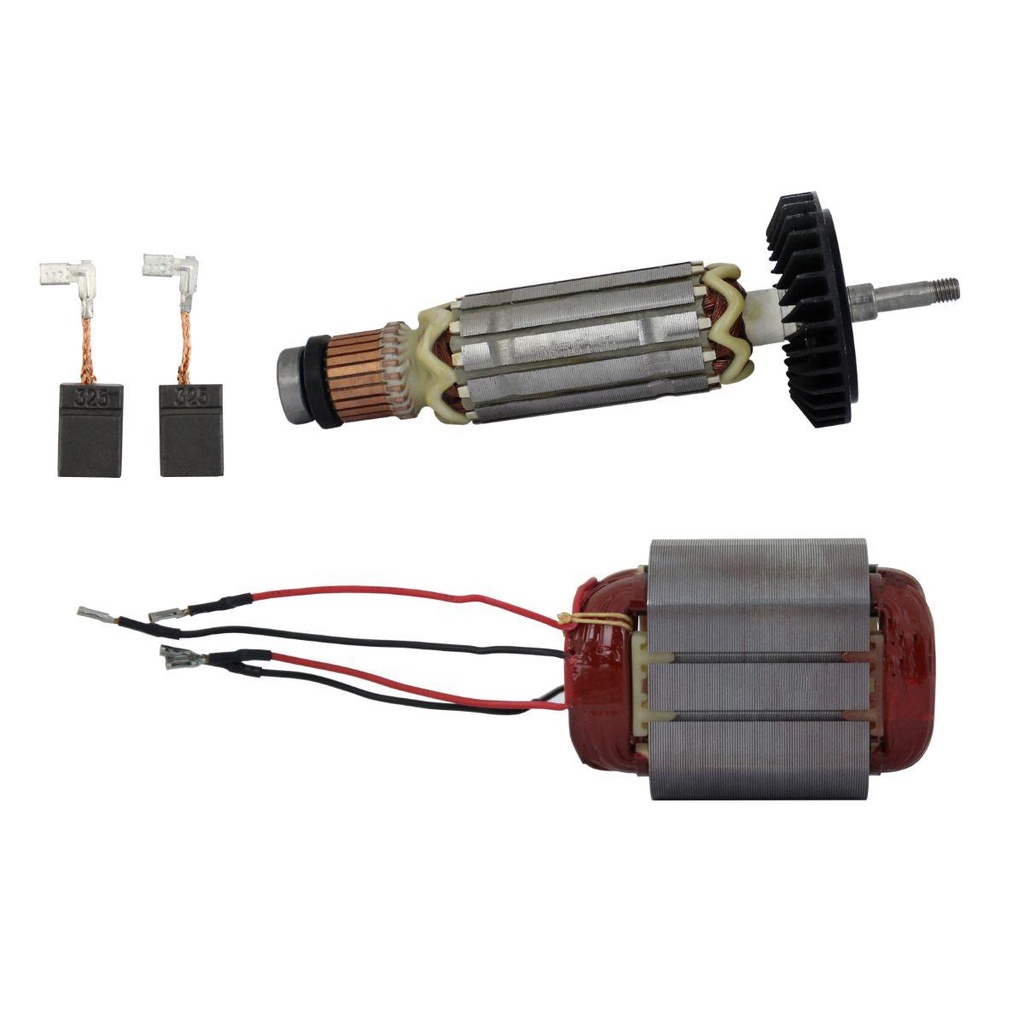 Rotor 220V, Estator, Carvões P/ Esm. 9557HN  Makita