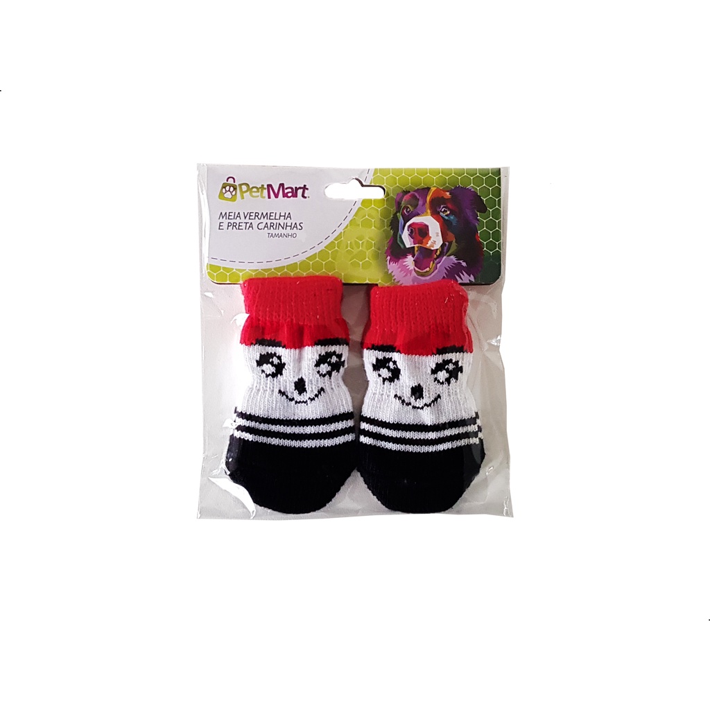 Meias Pet Antiderrapante Para Cães Cachorro Gatos Tam P M G