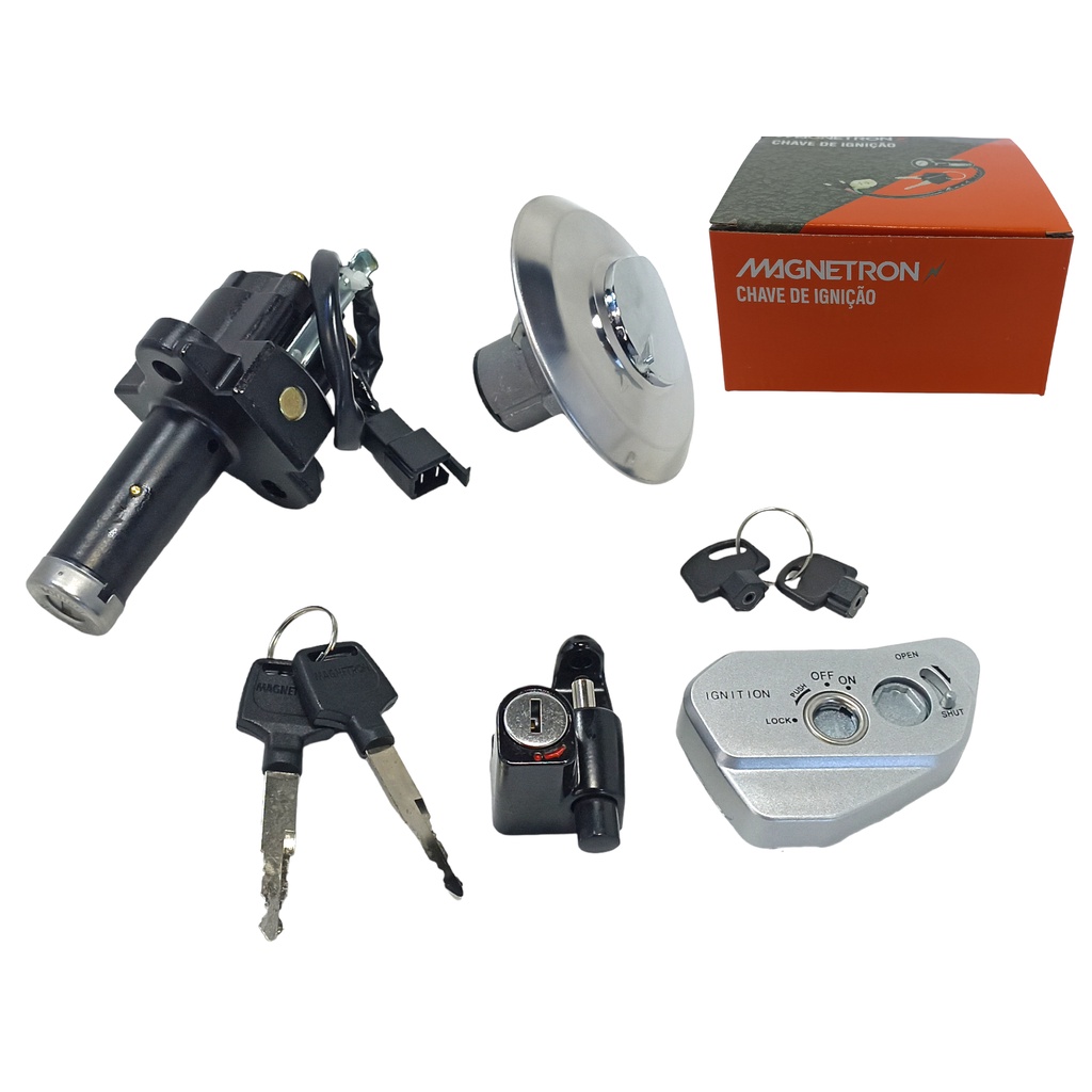 Kit Chave Ignição Nxr 150 Bros 2006 2007 2008 (4 Peças) em Oferta na Shopee