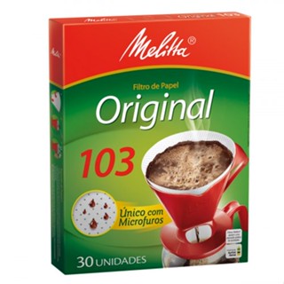 Filtro Descartável de Café 103 Melitta com 30