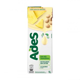 Bebida de Soja Ades Sabor Abacaxi 1 Litro