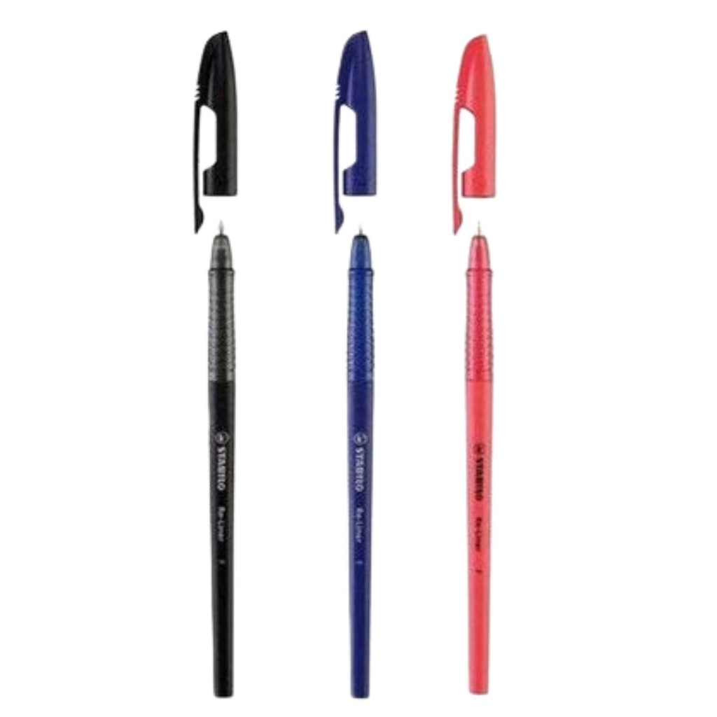 CANETA STABILO RE-LINER 0.7mm - 3 UNIDADES em Oferta na Shopee