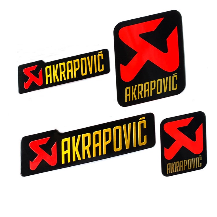 Autocolante Decorativo De Substituição Akrapovic Decalques De Tubo De Exaustão De Alumínio Decorativos De Motocicleta