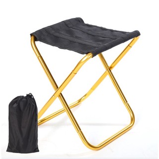 Banco Banqueta Dobravel portatil aluminio leve Camping pesca