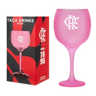 Taça de Vidro Gin Drinks Água Suco Refrigerante Prime 615 Ml Flamengo Mengo Mengão Rosa em Oferta na Shopee