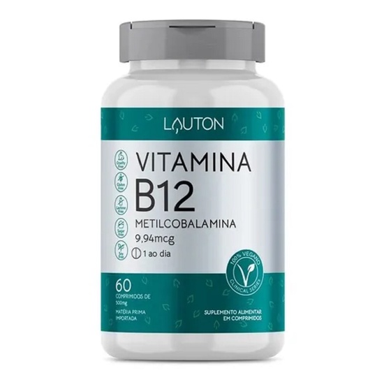 Vitamina B12 Metilcobalamina Com 60 Capsulas Original Nf