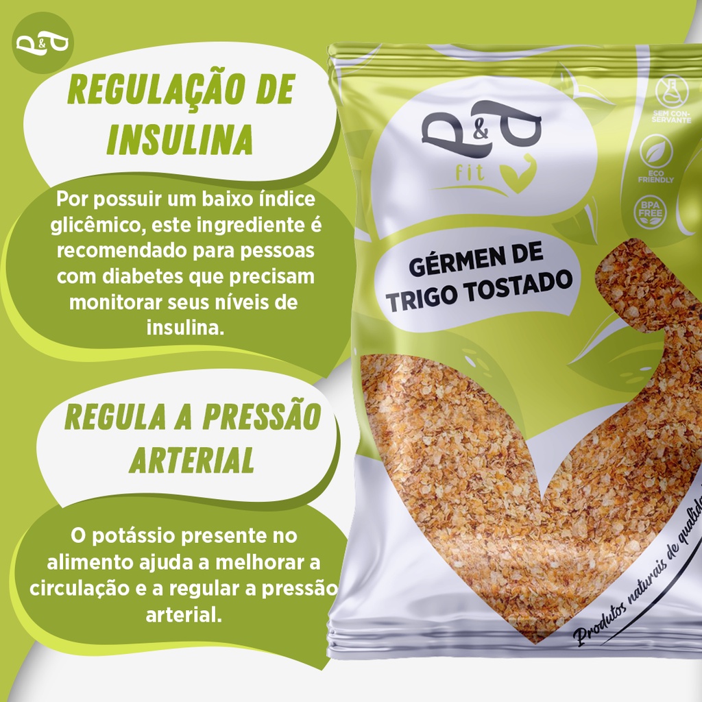 Gérmen de Trigo Tostado 250g - P&P