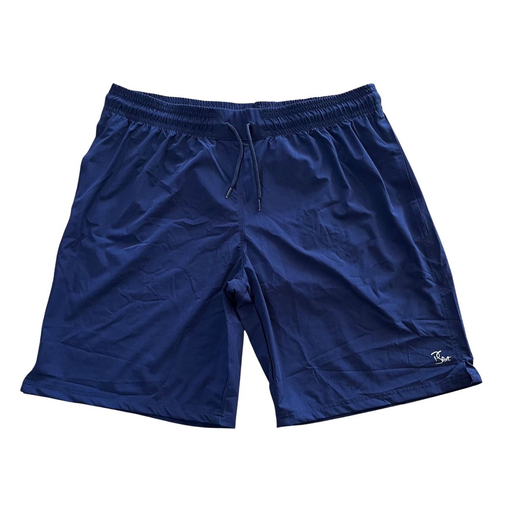 Short Masculino Tactel com Elastano Alto Conforto Plus Size Tamanho Especial Marinho