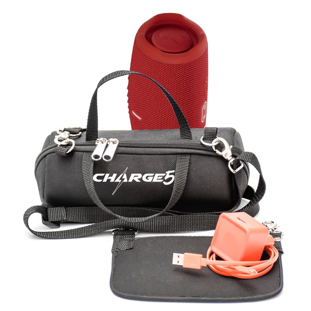 Capa Case Bolsa Capinha Jbl Charge 5 C/ Alça Ombro Estampada
