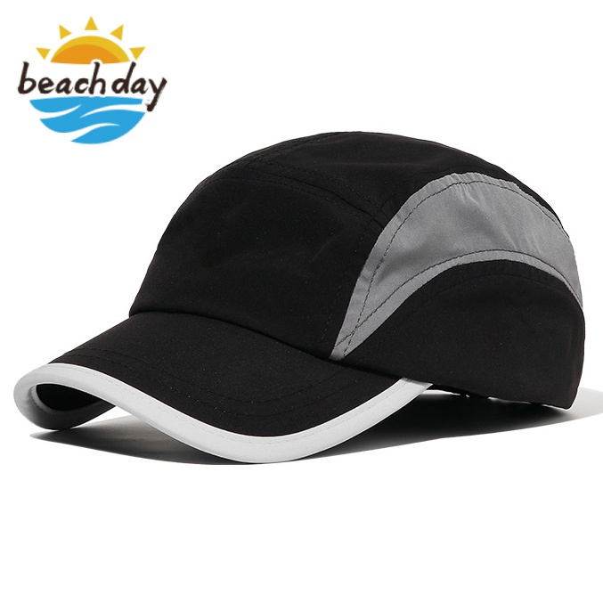 5Panel Hats Cooling Baseball Cap Chapéu De Basebol Curvo Para Homens Seco Rápido Boné Clássico Jockey Camper UPF50 + Sol