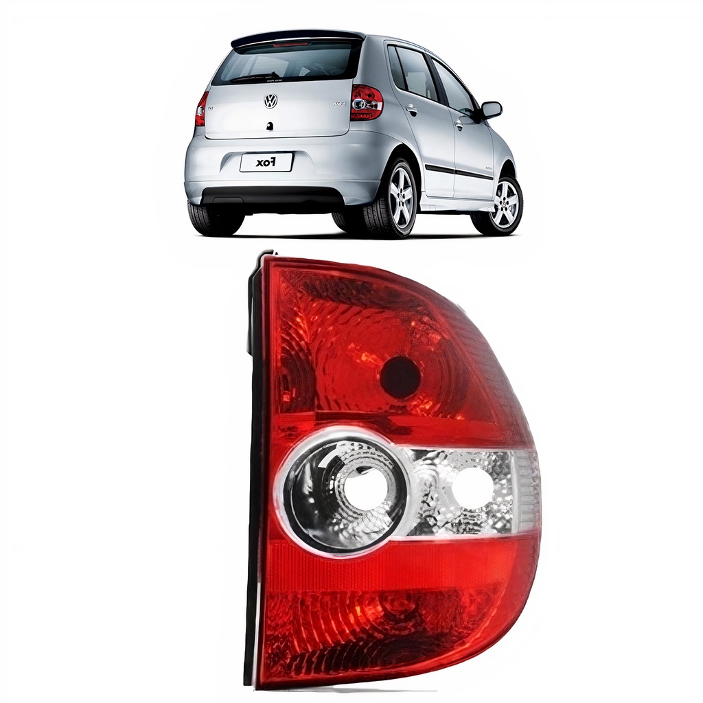 Lanterna Traseira FOX Crossfox 2004 2005 2006 2007 2008 2009 2010 BI Lado Direito